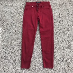 Red skinny jeans just black brand