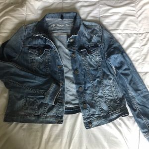 Victoria's Secret distressed denim jacket