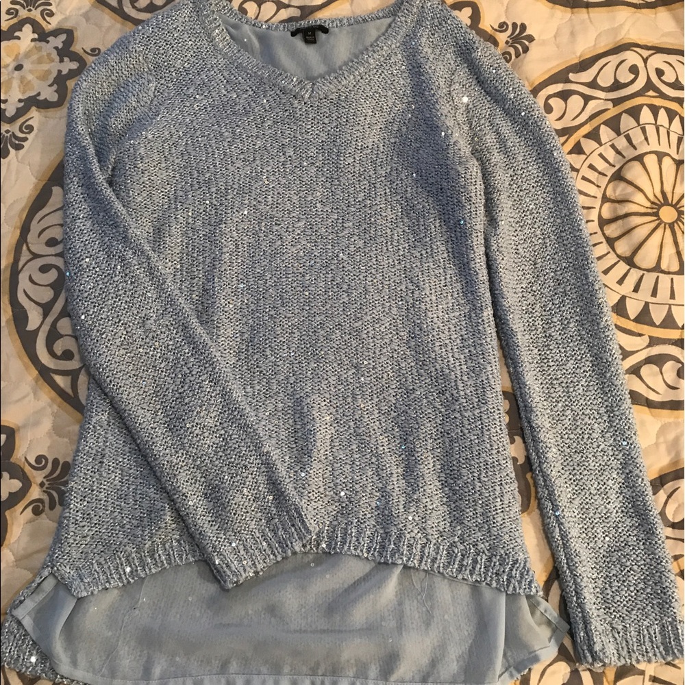 Blue Shimmery Long Sleeve💎