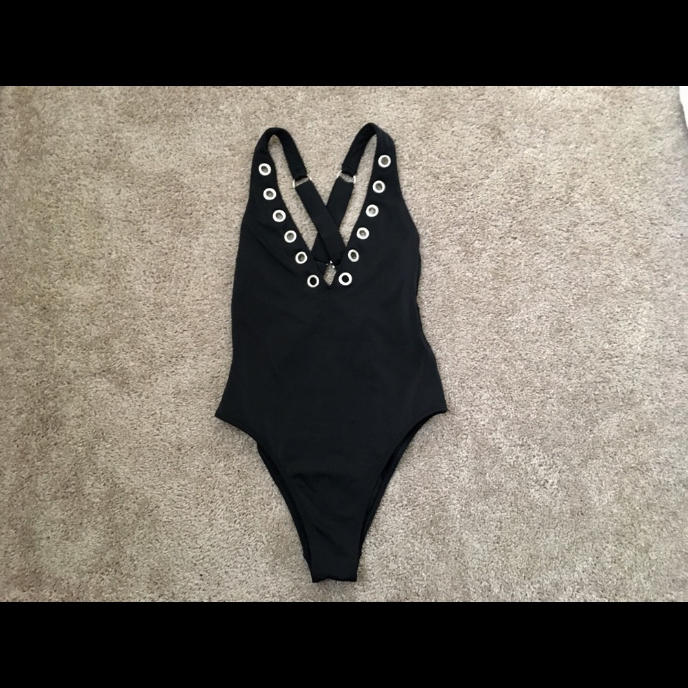 SOLD OUT LA Hearts Black One-Piece