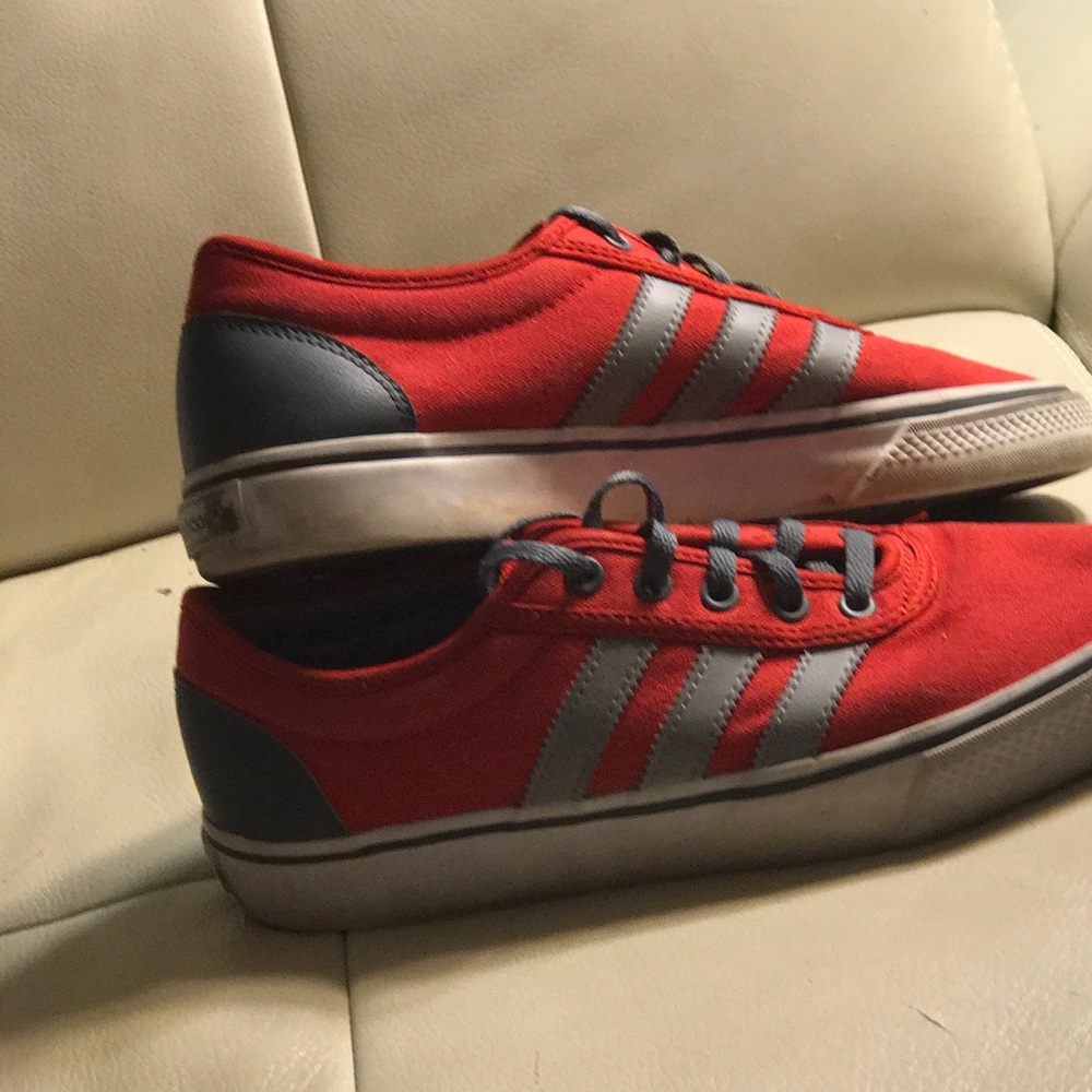 Red Adidas Seelys (U.S Men's 7 1/2)