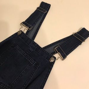 American Bazi Dark Blue Denim Overalls