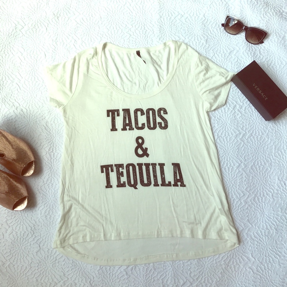Tacos & Tequila T shirt 🌸