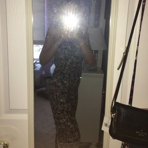 black floral xhilaration jumpsuit SIZE: child's L