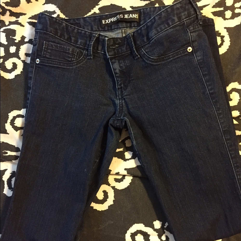 NWOT DARK BLUE EXPRESS JEANS 4L