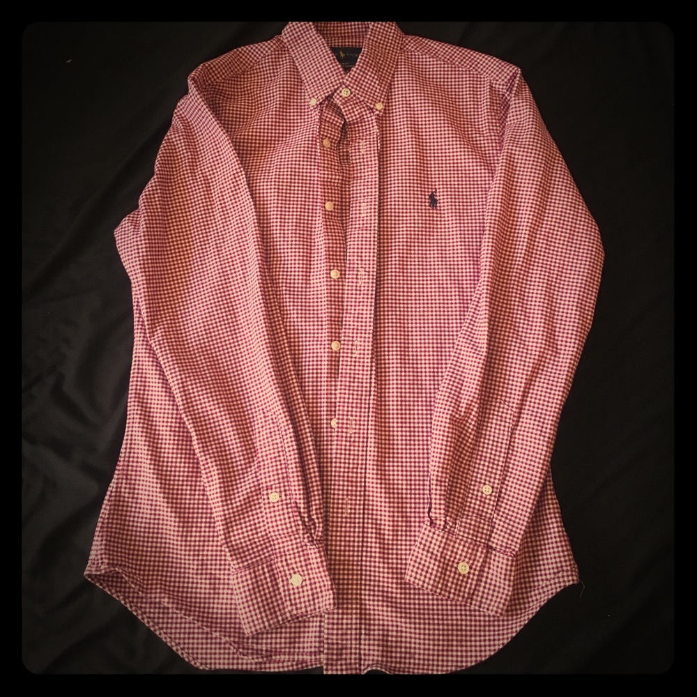 Men's Plaid Polo Shirt