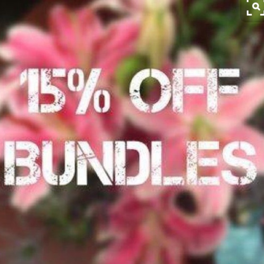 15% off bundle of 2!!