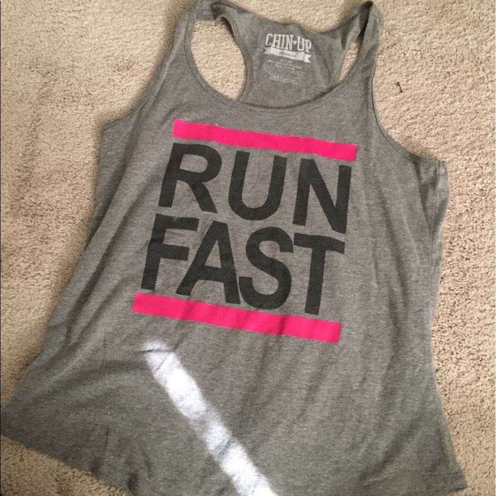 Gray Racerback Tank