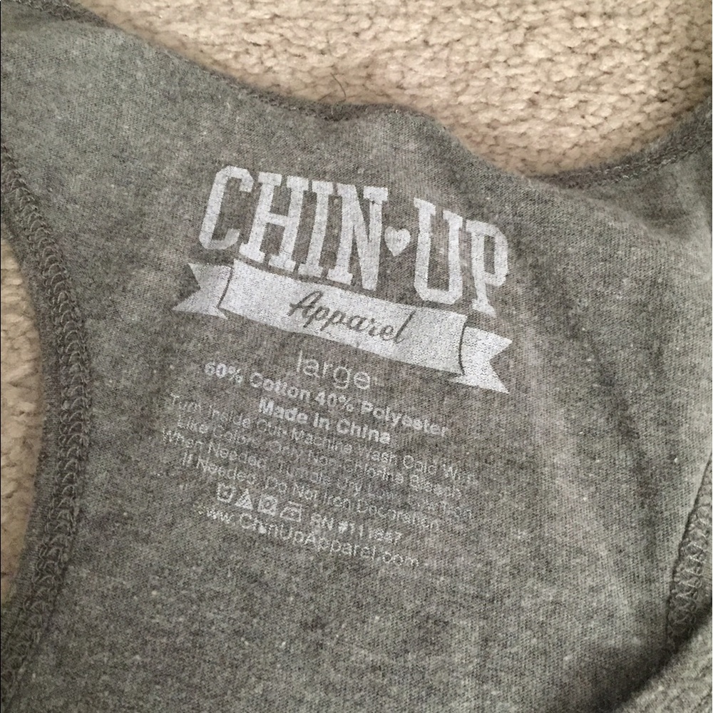 Gray Racerback Tank - Picture 2 of 2
