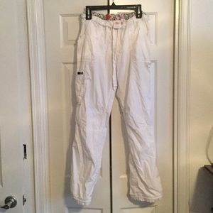 Koi white scrub pants