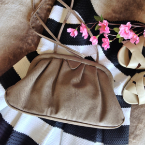 Vintage Theodor Snake Embossed Convertible Clutch