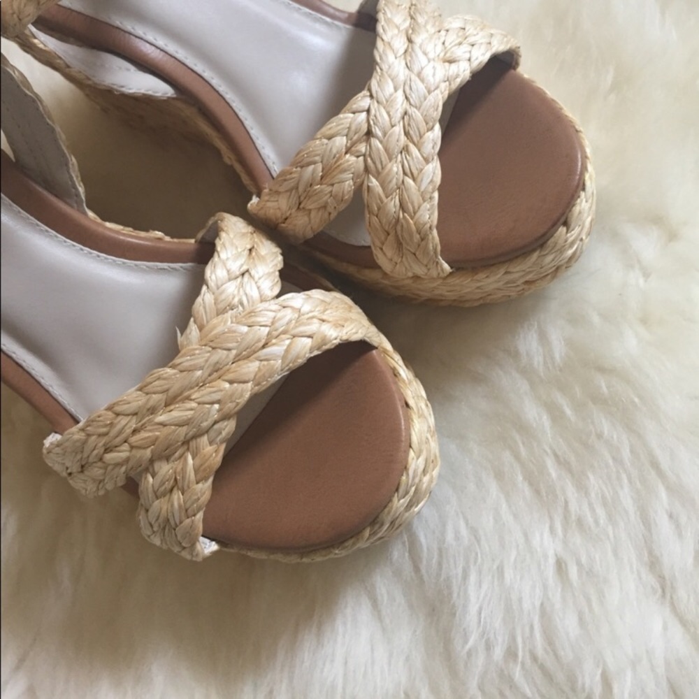 Mia Woven Platform Wedge Sandals - Picture 5 of 8