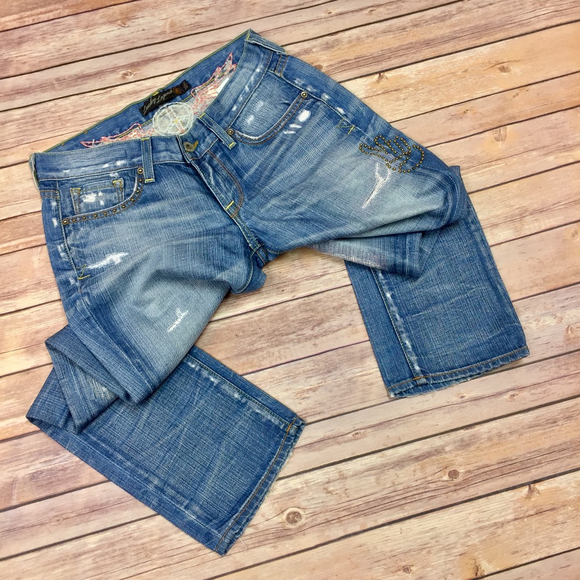 XX - (Lucky Brand) RARE Zoe Straight Jeans 32” - Picture 5 of 8