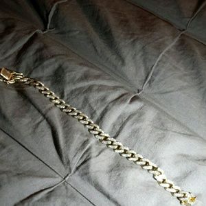 Diamond Cuban link bracelet
