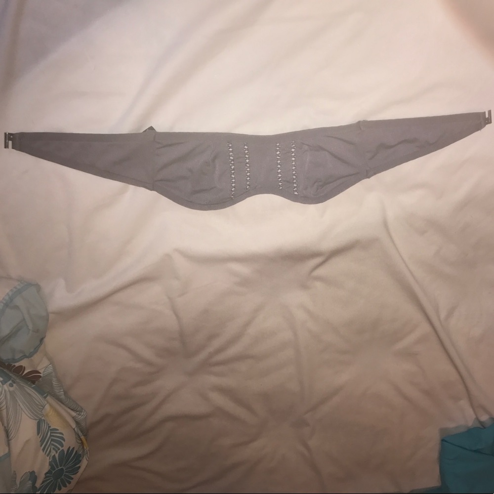 Grey bikini top