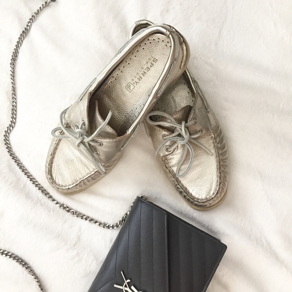 Sperry Shoes - Sperry Top-Sider Gold Loafers