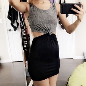 H&M Grey & Black Mini Dress✨