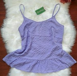 SALE Lily Pulitzer Lilly's Lilac Top Peplum