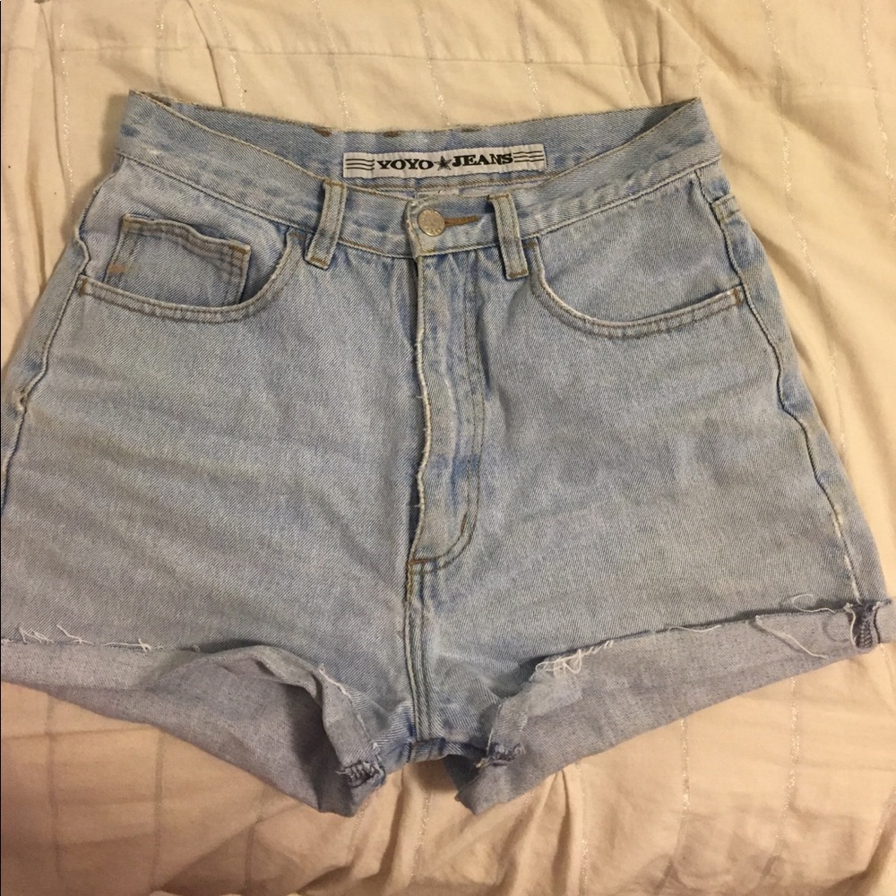 High Waisted Jean Shorts
