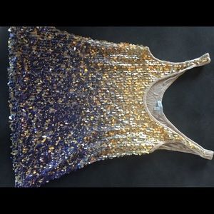 sequin tank top