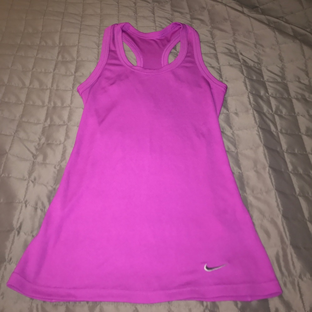 Nike training top in purple-pink