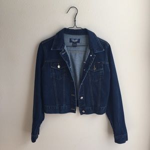 SOLD! Cropped Denim Jacket