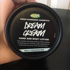 💜LUSH💜 dream cream hand and body lotion