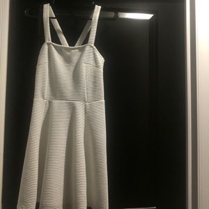 White summer skater dress from h&m