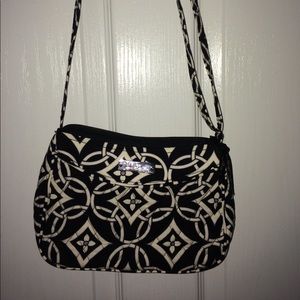 Black and White Vera Bradley Purse