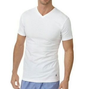 BNWT 3PK MENS POLO RALPH LAUREN WHITE TEES