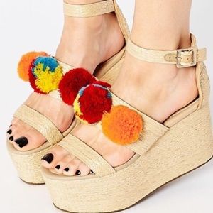 Asos Pom Pom platforms