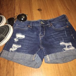 Ripped shorts