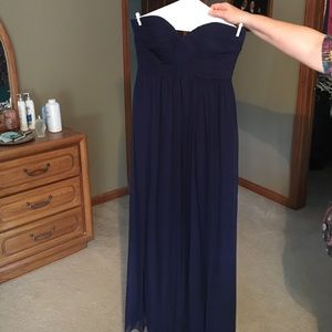 Strapless long dress