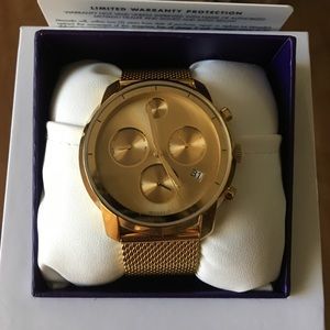 Movado limited gold 14k watch