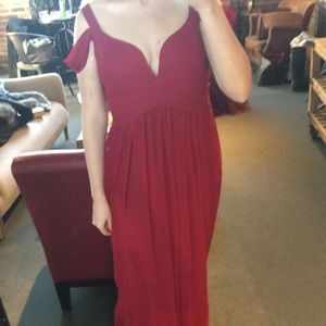 Red Bridesmaid Dress