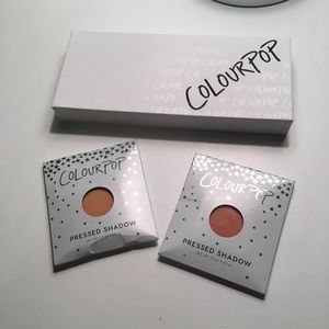 Colour pop eyeshadows and palette