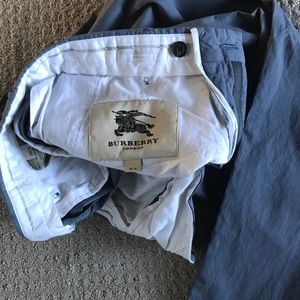 Men's Burberry London Blue/Grey chinos. Size 50-34