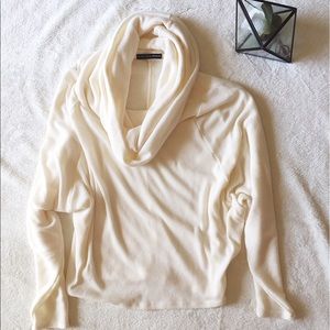 Ivory Cowl Neck Sweater