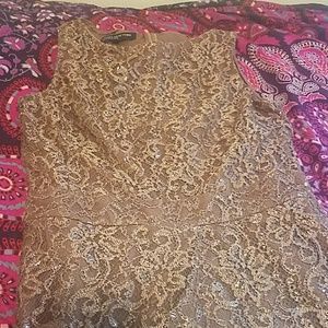High end laced dress