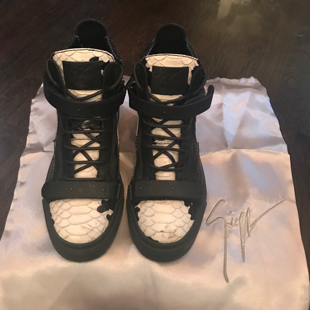 Giuseppe Zanotti High Top Sneaker - Size 37.5