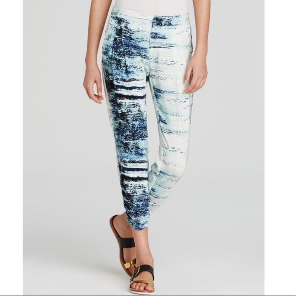 Parker silk jogger pants