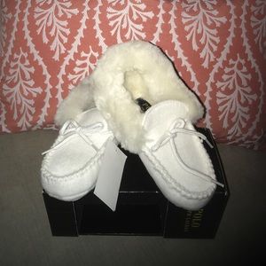Polo Ralph Lauren fur slippers . 🔥Price drop