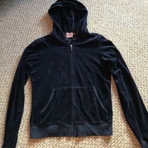 JUICY VELOR NAVY JACKET