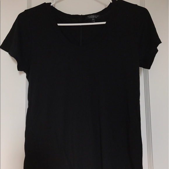 TOPSHOP Black T-Shirt - Picture 2 of 4