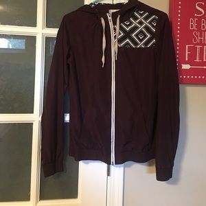 Maroon Windbreaker