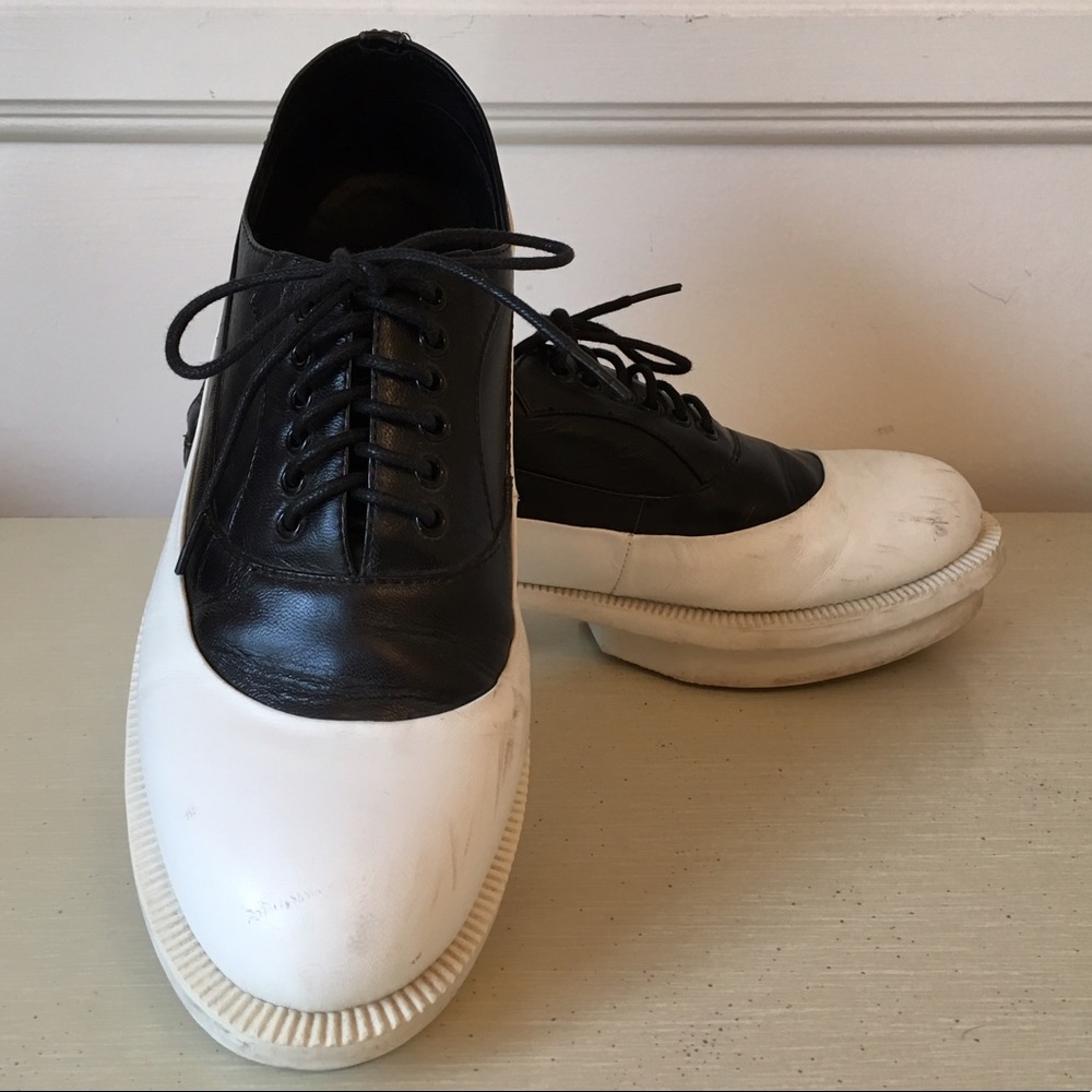 Prada f/w 2012 black and white shoes
