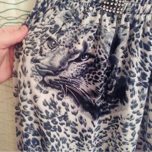 NWOT Cheetah Rhinestone Sundress