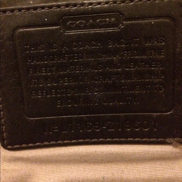 Coach patent leather handbag - Picture 7 of 7