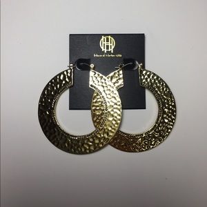 House Of Harlow Helicon Hoop Earrings
