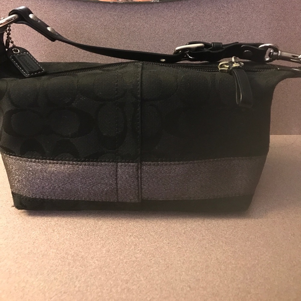Coach top handle pouch bag